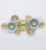 Handmade Multicolour Metal Novelty Wall Clock