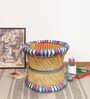 Ethnic Handcrafted Manjola Stool in Multi Colour