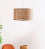 Handmade Rattan Cane Pendant Hanging Light (Beige)