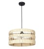 Handmade Rattan Cane Pendant Hanging Light (Beige)