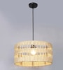Handmade Rattan Cane Pendant Hanging Light (Beige)