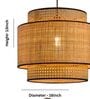 Handmade Rattan Pendant Lamp (Beige and Brown)