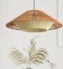 Handmade Rattan Pendant Lamp (Beige and Brown)