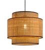 Handmade Rattan Pendant Lamp (Beige and Brown)