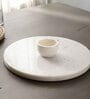 Handmade Round 12-Inch Marble Chip & Dip Appetizer Platter