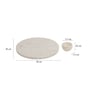 Handmade Round 12-Inch Marble Chip & Dip Appetizer Platter