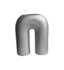 Handmade Sculpture Silver Colour Ceramic Table Vase