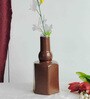 Handmade Sirahi Brown Colour Ceramic Table Vase