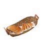 Natural Brown HandmadeSabai Grass Bread Serving Basket