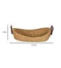 Natural Brown HandmadeSabai Grass Bread Serving Basket