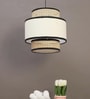 Handmade Webbing Rattan Cane & Sea Grass Pendant Hanging Light (Off White)