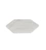 Handmade White Marble 12 Inch Dia Cheese Platter Serving Tray with Gold Foil on Borders