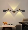 Handman Modern LED Wall Lamp | Decorative Wall Mount Light with 3 Color Modes | Stylish Lighting for Living Room, Bedroom & Bedside | 1Year Warranty