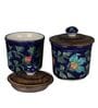 HandPainted NA (Set of 2) Jar Container
