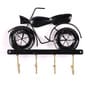 Bike Blue & Gold Iron Key Holder