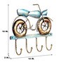 Bike Blue & Gold Iron Key Holder