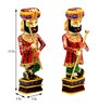 Handpainted Chowkidaar (Set of 2) Wood Figurine