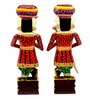 Handpainted Chowkidaar (Set of 2) Wood Figurine