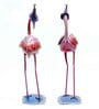 Handpainted Duck (Set Of 2) Metal Figurine