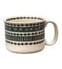 HandPainted Funky 500ml Green (Set of 2) Ceramic Coffee Mug