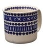 XoXo 500ml White & Dark Blue Ceramic (Set of 2) Tea Cup