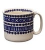 XoXo 500ml White & Dark Blue Ceramic (Set of 2) Tea Cup
