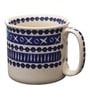 XoXo 500ml White & Dark Blue Ceramic (Set of 2) Tea Cup