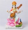 Handpainted Goddess Mata Saraswati Idol