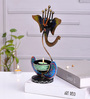 Black Metal Handpainted Ganesh Decorative TeaLight
