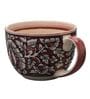 Handpainted Mughal 300ml Pink (Set of 4) Ceramic Coffee Mug