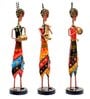 Handpainted Musician (Set of 3) Metal Figurine
