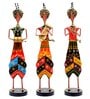 Handpainted Musician (Set of 3) Metal Figurine