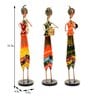 Handpainted Musician Metal Figurine Set of 3