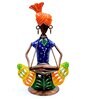 Handpainted Musician Metal Figurine