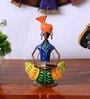 Handpainted Musician Metal Figurine