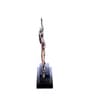 Handpainted Tribal Anzu Couple Metallic Showpiece