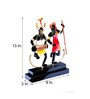Handpainted Tribal Ann Couple Metallic Showpiece