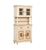 Handpainted Wooden Cabinet In Beige Colour Handpainted Wooden Cabinet In Beige Colour