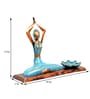 Handpainted Yoga Metal Figurine