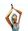 Handpainted Yoga Metal Figurine