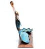 Handpainted Yoga Metal Figurine