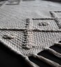 Beige Cotton Geomteric 19 X 13 inches Placemat