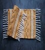 Brown Cotton Striped 19 X 13 inches Placemat