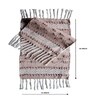 Brown Cotton Striped 19 X 13 inches Placemat