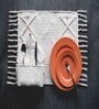 Beige Cotton Geomteric 19 X 13 inches Placemat