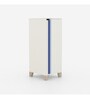 Handy Dandy Kids Storage Cabinet in White and Blue Finish