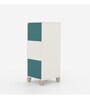 Handy Dandy Kids Storage Cabinet in White and Grey Finish