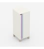 Handy Dandy Kids Storage Cabinet in White and Lavender Finish