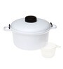 Handy Gourmet White Plastic Microwave Pressure Cooker- 2.36 Ltr