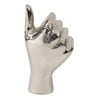 Handy Motivation Decor Accent In Silver